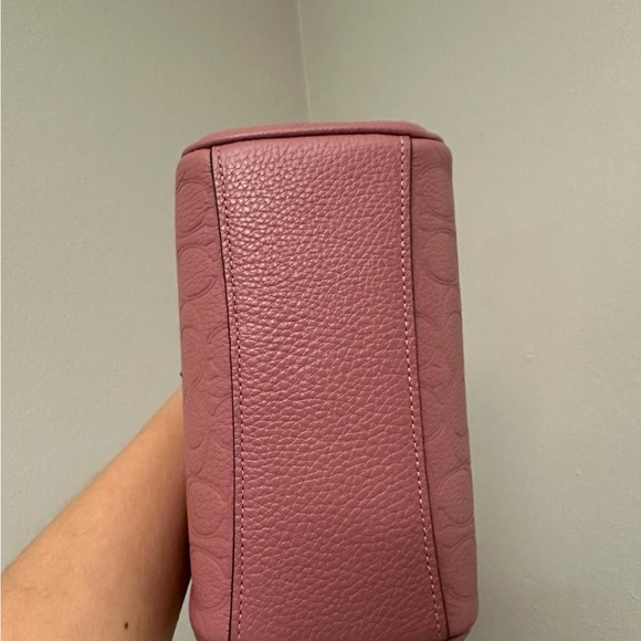 Coach Mini Rowan In Signature Leather-Peony